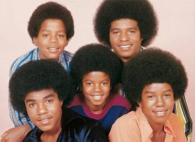 The afro-tastic Jackson 5 - Michael in the centre