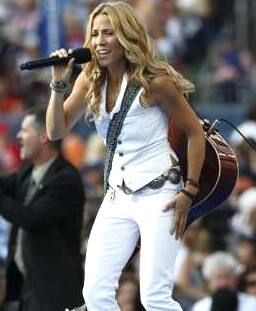 Sheryl Crow performs at the 2008 Democratic National Convention in Denver