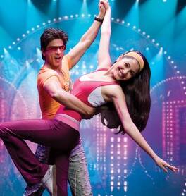 Lets dance: King Khan grooves with Anushka in a still from ‘Rab Ne Baba Di Jodi’. 