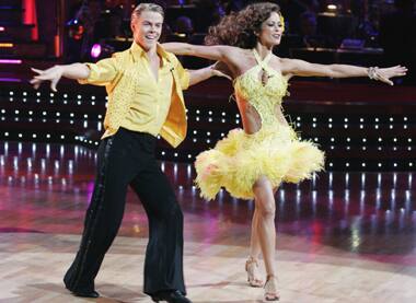 Winning move: Brooke Burke won 'Dancing with the Stars' reality show.