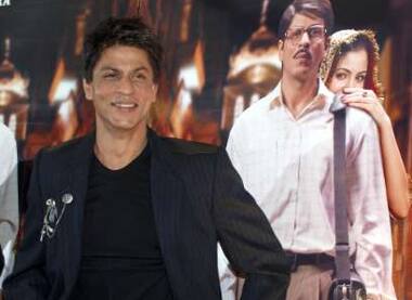 Shah Rukh poses during a promotion of 'Rab Ne Bana Di Jodi' at a studio in Mumbai.