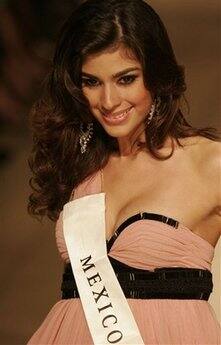 Miss Mexico, Espinoza Marroquin Anagabriela during the Miss World Fashion Show and Top Model competition in Soweto, South Africa