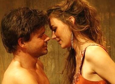 Hunter Foster and Laura E Campbell sizzle onscreen in 'Dust'.