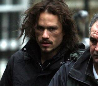 Presumably the last picture of actor Heath Ledger, who died due to a drug overdose.