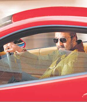 Sanjay Dutt drives his way into Dabboo Ratnani's Calendar 2009.