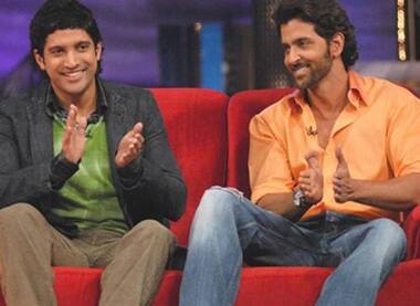 Hrithik on Farhan's show.