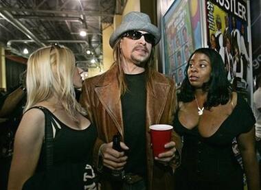 Kid Rock with fans at the Adult Entertainment Expo convention in Las Vegas.