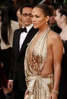 Jennifer Lopez arrives at the 66th Annual Golden Globe Awards in Beverly Hills, Calif.