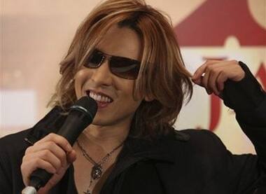 Oriental notes: ‘X Japan’ member Yoshiki Hayashi speaks during a news conference in Hong Kong.