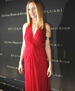 Lady in red: Heather Graham at the 2008 National Board of Review awards in NY.