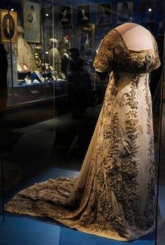 Helen Taft's 1909 inaugural ball gown is part of the 'First Ladies at the Smithsonian' exhibit at the Smithsonian National Museum of American History in Washington.