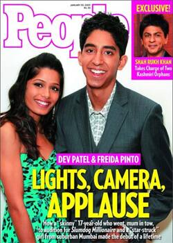 'Slumdog' starlets, Dev Patel and Freida Pinto on the cover of 'People' mag!