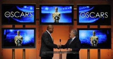 Forest Whitaker (L) and Sid Ganis announce the nominees during the 81st annual Academy Awards nominee.