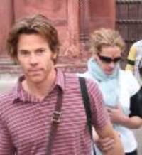 Julia Roberts along with her husband Daniel Moder at the Taj Mahal in Agra.