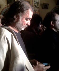 A brooding Tarun Tejpal at the literary fest