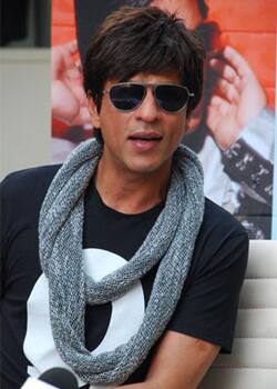 Shah Rukh Khan addresses a press conference at Mannat, his house in Mumbai.