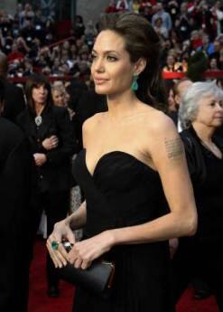 Nominee for best actress Angelina Jolie for her role in 