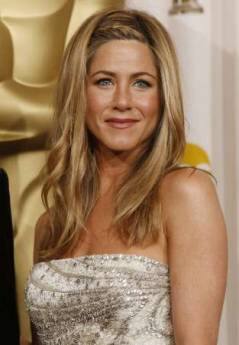 Presenter Jennifer Aniston poses backstage at the 81st Academy Awards in Hollywood, California.