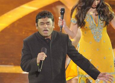 Music maestro AR Rahman performs after making an astounding Oscar win. 