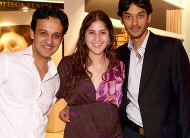 (From L-R) Gaurav Karan, Parul vadehra and Amit Vadehra