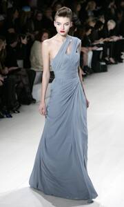 A creation by Lebanese fashion designer Elie Saab for his Fall-Winter 2009-2010 collection.