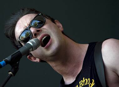 James Allan, ‘Glasvegas’lead singer performs at the Spin party during the SXSW Music Festival.