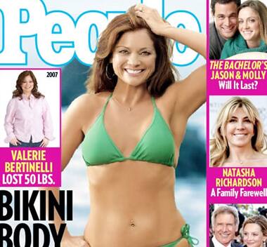 Valerie Bertinelli bares her stunning bikini bod.