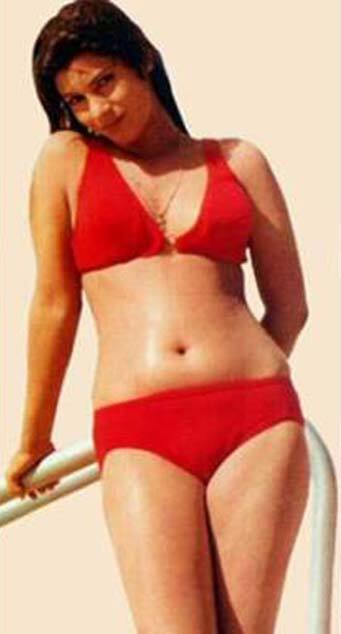 Dimple Kapadia, who slipped into the two-piece for Raj Kapoor`s 