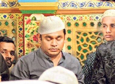 Divine connection: AR Rahman attends the annual Urs at Hazrat Nizamuddin in New Delhi.