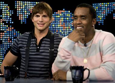 Top Tweet: Ashton Kutcher and Sean Combs. Kutcher triumphed as the first to reach a million followers on Twitter.