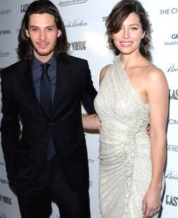 Ben Barnes and Jessica Biel at a special screening of 'Easy Virtue' in NY.