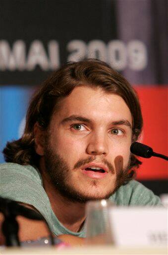 American actor Emile Hirsch speaks at a press conference for the film 'Taking Woodstock', during the 62nd International film festival in Cannes