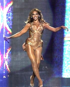 Beyonce Knowles performs at Madison Square Garden Sunday, June 21, 2009 in New York