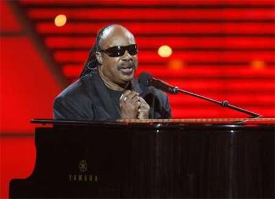 Stevie Wonder performs at the taping of the 2009 ESPY Awards in Los Angeles 