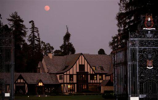 Scene at Forest Lawn Memorial Park in Glendale, Calif., on Thursday Sept. 3, 2009. Michael Jackson is scheduled to be interred in the Great Mausoleum, where he will be joining Hollywood legends such a