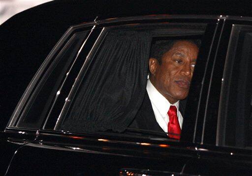 Jermaine Jackson is seen leaving at the conclusion of Michael Jackson's funeral at Forest Lawn Memorial Park in Glendale, Calif.