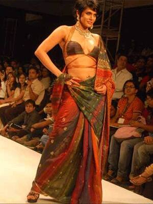 Mandira Bedi in a hot ensemble by Satya Paul at the KFW - II