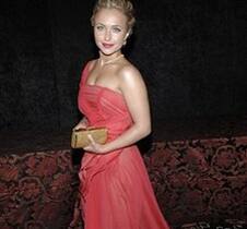 Hayden Panettiere arrives at the HBO Emmy Party in West Hollywood.