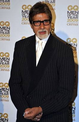 Bollywood actor Amitabh Bachchan poses for a photograph during the 