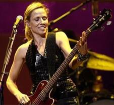 Sheryl Crow performs during the 'Rock a Little, Feed a Lot' benefit concert.