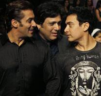 Salman-Aamir-Govinda walk the ramp for Sallu's charity 'Being Human'.