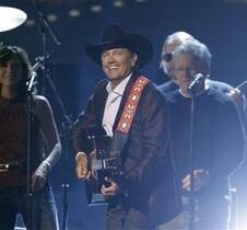 Country artist George Strait performs during the 43rd Annual Country Music Awards in Nashville.