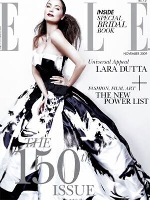 Lara Dutta reigns supreme on the cover of Elle magazine. 