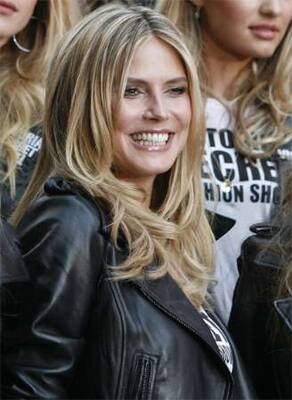 Victoria's Secret model Heidi Klum spotted in New York. 