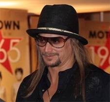 Kid Rock arrives at Motown Records 50th anniversary gala in Detroit.