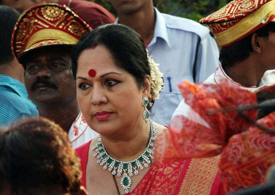 Shilpa's mother at the wedding. 