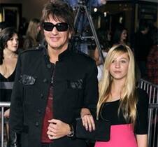 Musician Richie Sambora and daughter Ava arrive at The Twilight Saga: New Moon premiere in Westwood, California. 