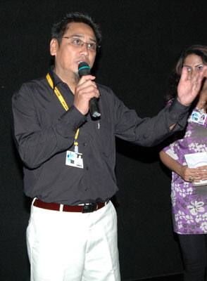 Shri Ningthouja Lancha, Director of the film ‘ Illisa Amagi Mahao’ at the presentation of the film during the 40th International Film Festival (IFFI-2009), at Panaji, Goa on November 26, 2009. 