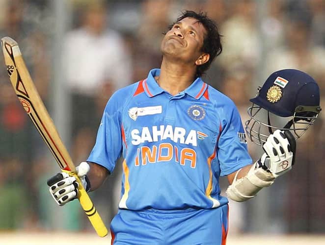 March 16, 2012: It had been more than a year since he had been carrying the burden of not being able to score the much-awaited 100th ton. Tendulkar was included in the eleven man squad for the Asia cup which was criticized by many. Critics said what if Tendulkar flopped in the Asia Cup, instead of reaching the elusive ton? But Sachin on this occasion didn’t disappoint his fans and created history by slamming his hundredth ton. India lost the wicket of Gambhir early in the innings after which Tendulkar and Virat Kohli (66) added 148 runs for the second wicket partnership. It was followed by an 86-run partnership between Suresh Raina (51) and Tendulkar. In the 44th over bowled by Shakib Al Hasan, Tendulkar worked the fourth delivery towards square leg for a single to reach the milestone. It wasn’t the most fluent innings from Tendulkar as it came off 138 balls. He hit 12 boundaries and a six during his innings. Unfortunately, India lost the match as a result of a quick 64-run partnership between Nasir Hossain (54) and skipper Mushfiqur Rahim (46*) which took the match away from India.Result: Bangladesh won by 5 wickets -