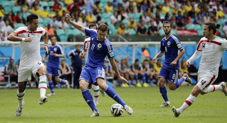 2014 Fifa World Cup Bosnia Herzegovina Vs Iran As It Happened